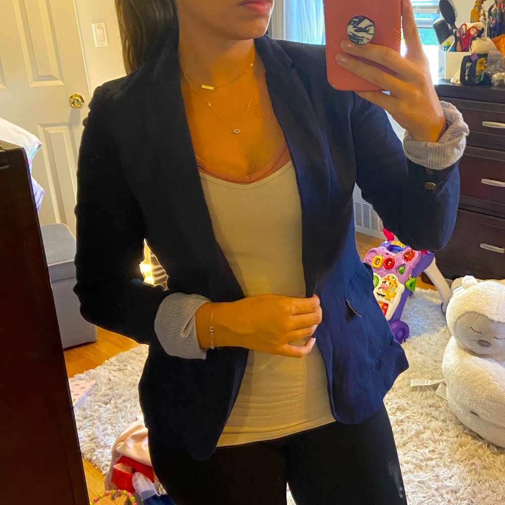 Cynthia rowley navy blazer